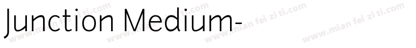 Junction Medium字体转换